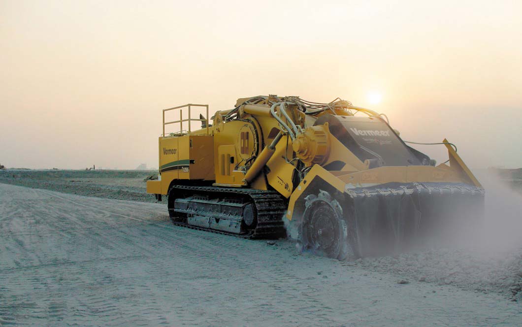 Vermeer Italia Terrain Leveler T1255 in azione